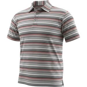Peter Millar Summer Comfort Polo Shirt Mens Large Striped Golf Performance Blue
